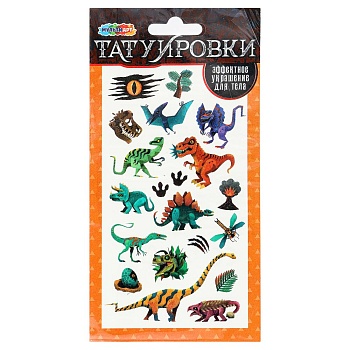 385163 Тату До нашей эры, 1 лист МУЛЬТИ АРТ в кор.200шт