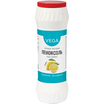 Средство чистящее Vega "Пемоксоль" "Лимон. Сода-эффект", порошок, 400г