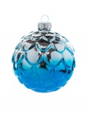 Новогоднее подвесное украшение - шар из стекла 81940