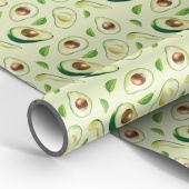 Упаковочная бумага глянц. 70*100см, MESHU "Avocado", 90г/м2