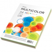 Бумага цветная OfficeSpace "Multicolor", А4, 80г/м², 200л., (10 цветов)