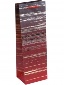Dream Cards Пакет подарочный с мат. лам. и глиттером 12x36x9 см Блеск, красный, 210 гр ППК-2015