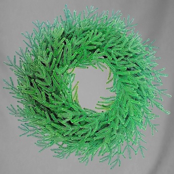 ХВОЙНЫЙ ВЕНОК, DARLENS, 50 СМ, PE/PVC, ЛИТОЙ, 84 ВЕТКИ DL-DRL08652