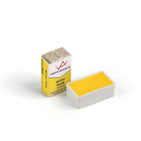 Краска акварель "VISTA-ARTISTA"   художественная, кювета   VAW   2.5 мл 205 желтая