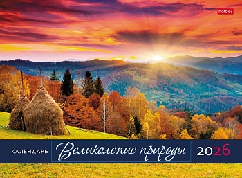 12Кнп3_34488 Календарь настенный перекидной 34х25см Топ-Стандарт на 2026г бум. Мелованная на скобе-В