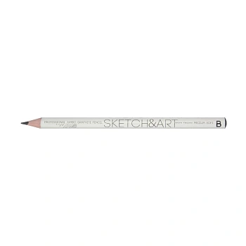 КАРАНДАШ ЧЕРНОГРАФИТОВЫЙ "Sketch&Art. УТОЛЩЕННЫЕ" В, 3,5 MM