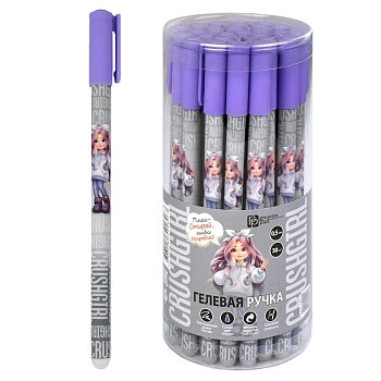 Ручка гелевая ПИШИ-СТИРАЙ арт. 71656 / 30 МИЛАШКА (ПВХ тубус, 30 шт., неавтоматическая, 8х148 мм, цв