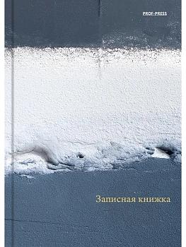 ЗАПИСНАЯ КНИЖКА. А6 160л. СЕРО-БЕЛАЯ ТЕКСТУРА (160-7189) 7БЦ, глянц.ламин., цвет.мелов.обл