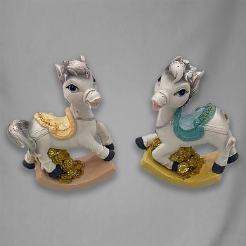 ФИГУРКА СУВЕНИРНАЯ, DARLENS «ЛОШАДЬ СИМВОЛ ГОДА», КЕРАМИКА, 70Х85 ММ, СИМВОЛ ГОДА, АССОРТИ
