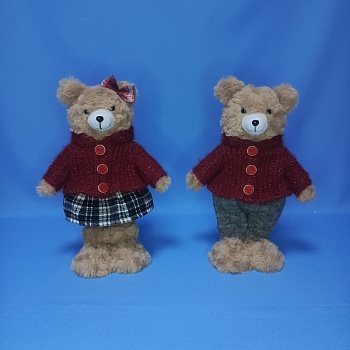 ДЕКОРАТИВНАЯ ФИГУРА, DARLENS «МИШКИ», 20Х12Х31 СМ, АССОРТИ