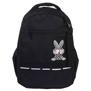 NRk_03065 Рюкзак BASIC STYLE -Стиль в тебе- 41х30х15 см полиэстер светоотраж. 2 отделения 3 кармана