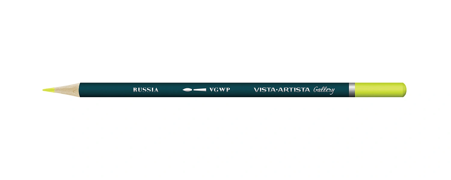 "VISTA-ARTISTA"   "Gallery"   VGWP   Карандаш акварельный художественный   заточенный   . 610 Желто-