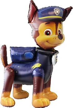 Шар (54''/137 см) Фигура 3D, Щенячий патруль, Гончик Чейз, 1 шт. в уп.