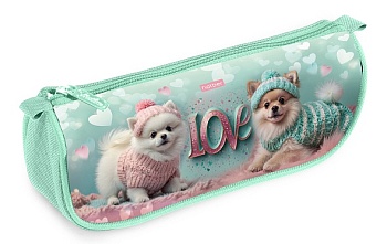 NPk_76312 Пенал 200х95х50мм на молнии мягкий-Пушистое счастье- в индив.упак.