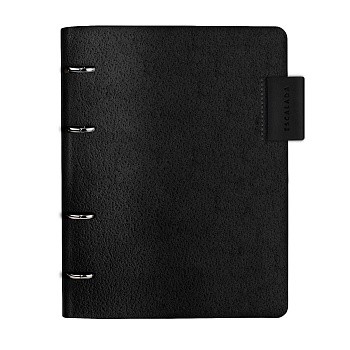 Папка-обложка для сменных блоков тетрадей ESCALADA, А5+, арт. 70717/ 20 ХАРД ЧЁРНЫЙ (кожзам: 170х210