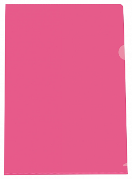 Папка-уголок " Erich Krause " Semi-Clear  Extra Light L-FILE красная 3882