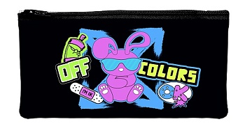 NPk_63221 Пенал 205х110мм на молнии мягкий -Off colors-  в индив.упак.