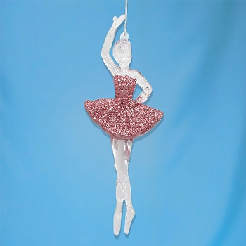 ПОДВЕСКА, DARLENS «БАЛЕРИНА», 15Х5 СМ, АКРИЛ DL-DRL08284