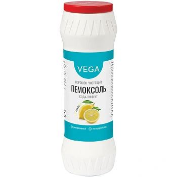 Средство чистящее Vega "Пемоксоль" "Лимон. Сода-эффект", порошок, 400г