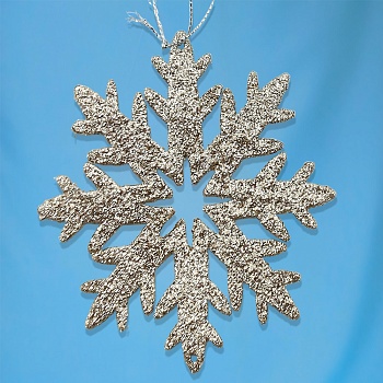 ПОДВЕСКА, DARLENS «СНЕЖИНКА», 12Х12 СМ, ПЛАСТИК DL-DRL08293