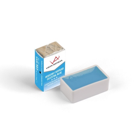 Краска акварель "VISTA-ARTISTA"   художественная, кювета   VAW   2.5 мл 503 небесно-голубая