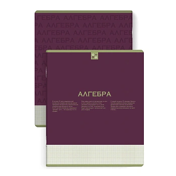 Тетрадь предметная арт. 67479 "НЕСКУЧНАЯ КЛАССИКА" АЛГЕБРА / А5+ 48 л., блок - печать в две краски, 