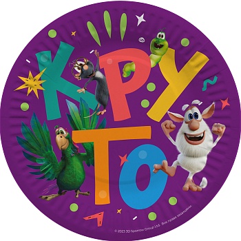 Тарелки (7''/18 см) Буба и друзья, 6 шт.