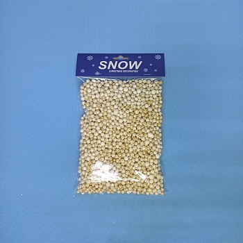 СНЕЖНЫЕ ШАРИКИ, DARLENS, 15 ГРАММ, ЗОЛОТОЙ