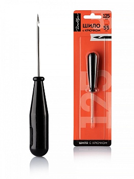Шило, с крючком, блистер ШМ-04
