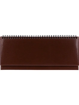 ПЛАНИНГ 56 л. недатир. SELECTION - CHOCO (56-5072) греб,кожзам (коричневый), золотист срез 300х130мм