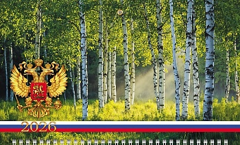 3Кв3гр2ц_34438 Календарь квартальный 3-х блоч. на 3-х гребнях 297х758мм ЛЮКС бум. Офсет. 2-х цв. бло